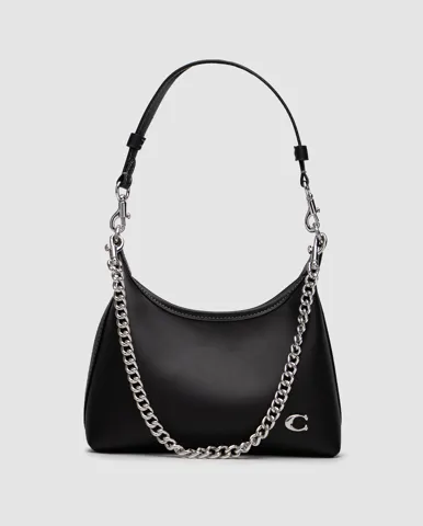Coach Juliet Shoulder Bag Black Smooth Leather