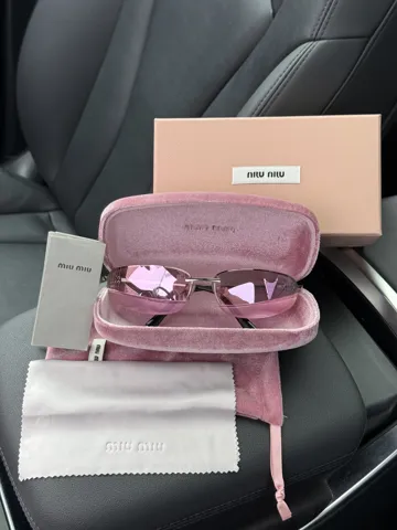 Miu Miu Rose/Silver SMU A50-F 1BC-08H1 68/15/130 1N