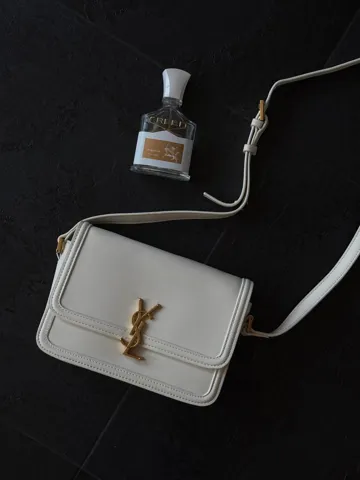 Saint Laurent Large Solferino Milk/Gold