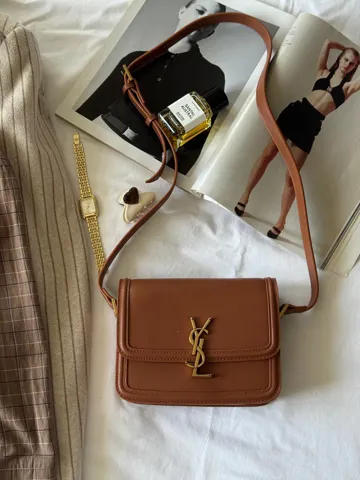 Yves Saint Laurent Solferino Brown/Gold (Оригінальна коробка)