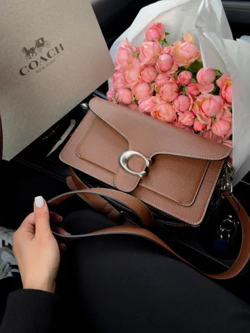 Сoach Tabby Shoulder Bag 26 Brown/Silver [оригінальна коробка]