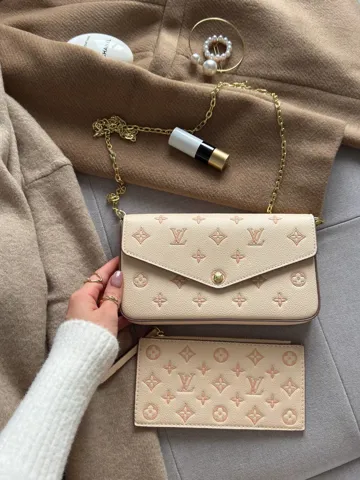 Louis Vuitton Félicie Pochette Bag Bicolor Eden